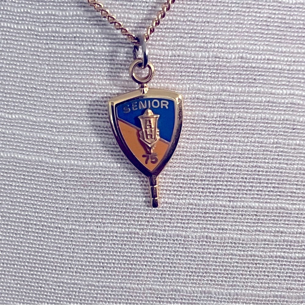 Senior 75 School Pendant on Chain